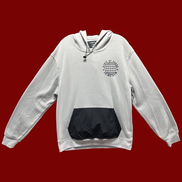 Rue 21 - Men's Long Sleeve Hooded Sweatshirt - Gray - Small - Picture 1 of 14